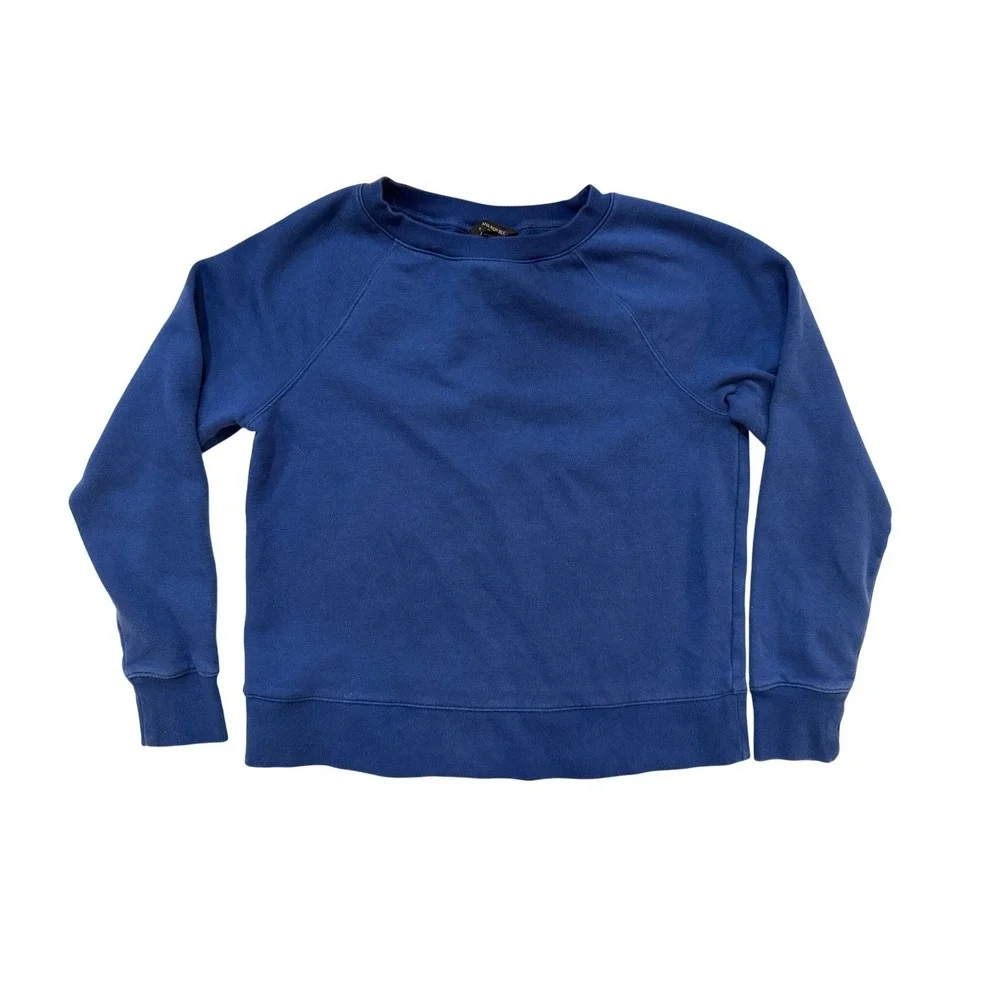 Banana Republic Sweatshirt Men's‎ Small Royal Blue Crew Neck Long Sleeve Soft